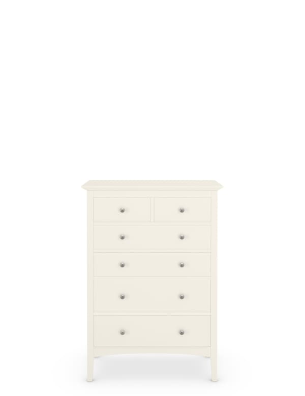 Hastings Ivory 6 Drawer Chest M S