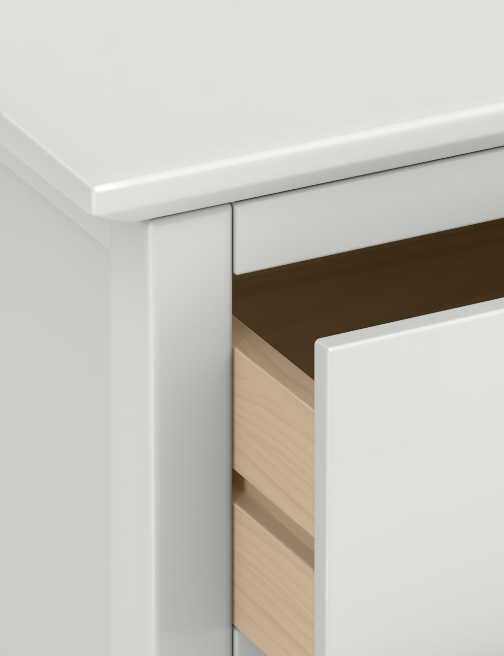 Hastings 2 Drawer Bedside Table image 2