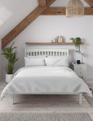 M&S Hastings Bed - 3FT - Grey, Grey,Dark Grey,Blush