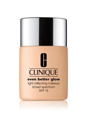 Clinique Womens Even Better Glow Light Reflecting Makeup SPF 15 30ml - Nude Mix, Nude Mix,Light Buf