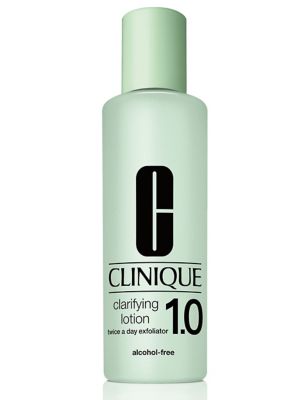 Clinique Womens Clarifying Lotion 1.0 Twice A Day Exfoliator 400ml
