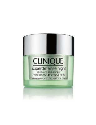 Clinique Womens Superdefense Night Recovery Moisturizer - Combination Oily