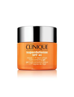 Clinique Women's Superdefense SPF 40 Fatigue + 1st Signs of Age Multi-Correcting Gel 50ml