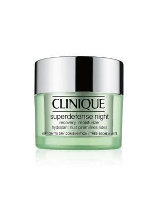 Clinique Women's Superdefense Night Recovery Moisturizer - Dry Combination