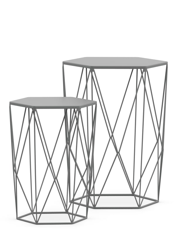 Grey Side Tables Nests M S