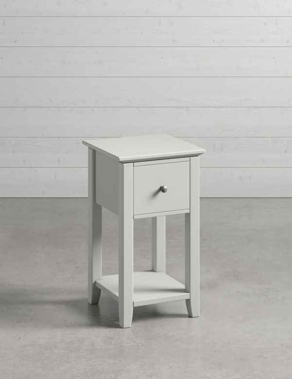 Set Of 2 Hastings Grey Compact Bedside Tables M S