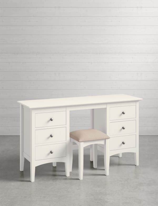 Hastings Ivory Dressing Table Stool Set M S