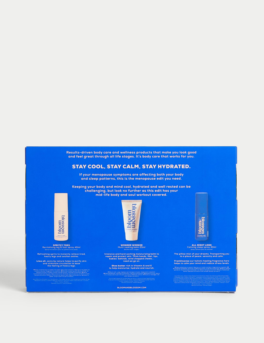 COOL & CALM The Menopause Edit Gift Set BLOOM AND BLOSSOM M&S