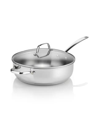 28cm Stainless Steel Sauté Pan | M&S