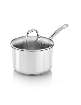 18cm Stainless Steel Saucepan | M&S