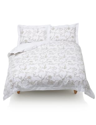 Morris Embroidered Duvet Cover M S