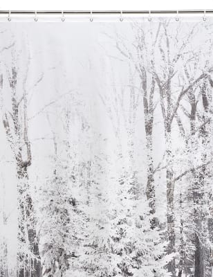 Winter Scene Shower Curtain M S