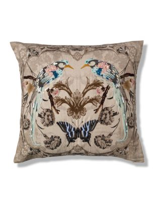 Bird Embroidered Cushion | M&S