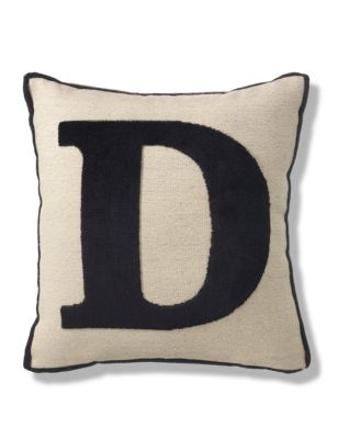 Letter D Cushion | M&S