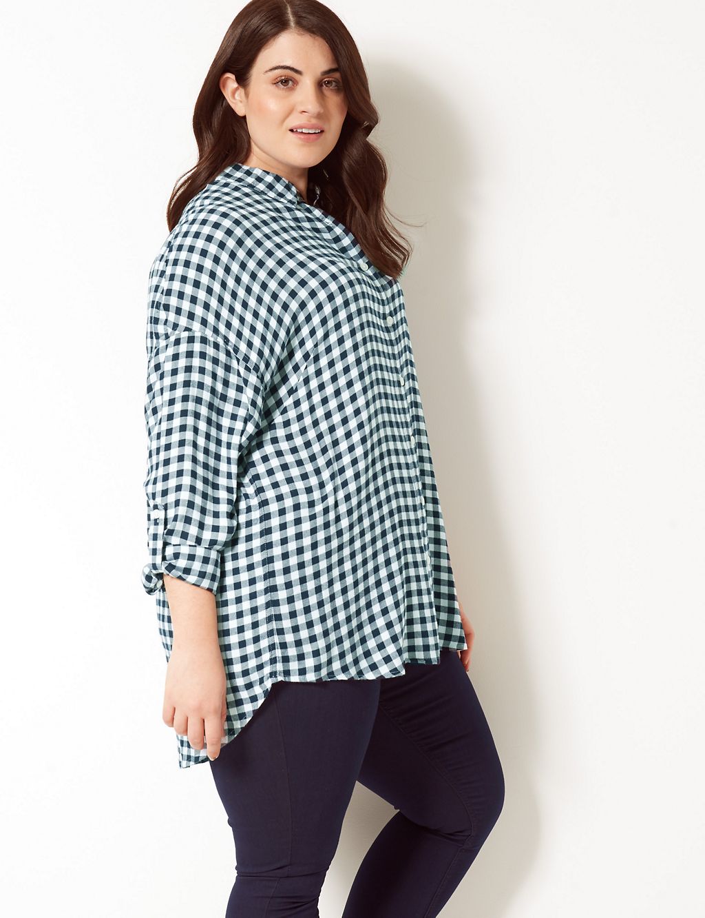 CURVE Checked Long Sleeve Shirt 3 of 4