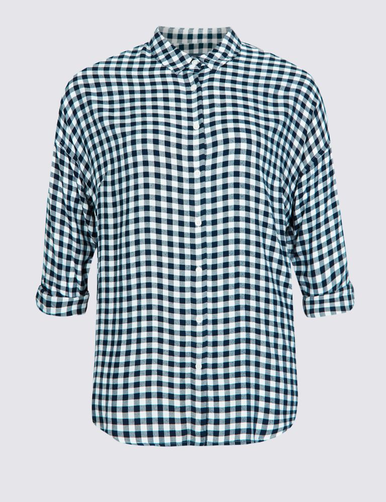 CURVE Checked Long Sleeve Shirt 2 of 4