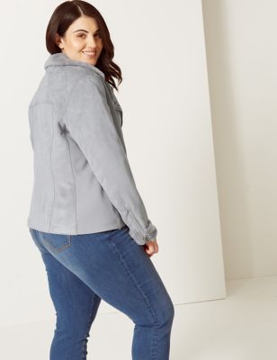 marks and spencer curve leather jacket