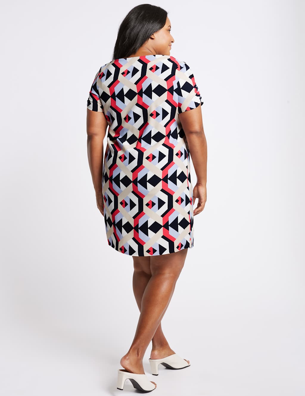CURVE Geometric Print Tunic Dress 4 of 5