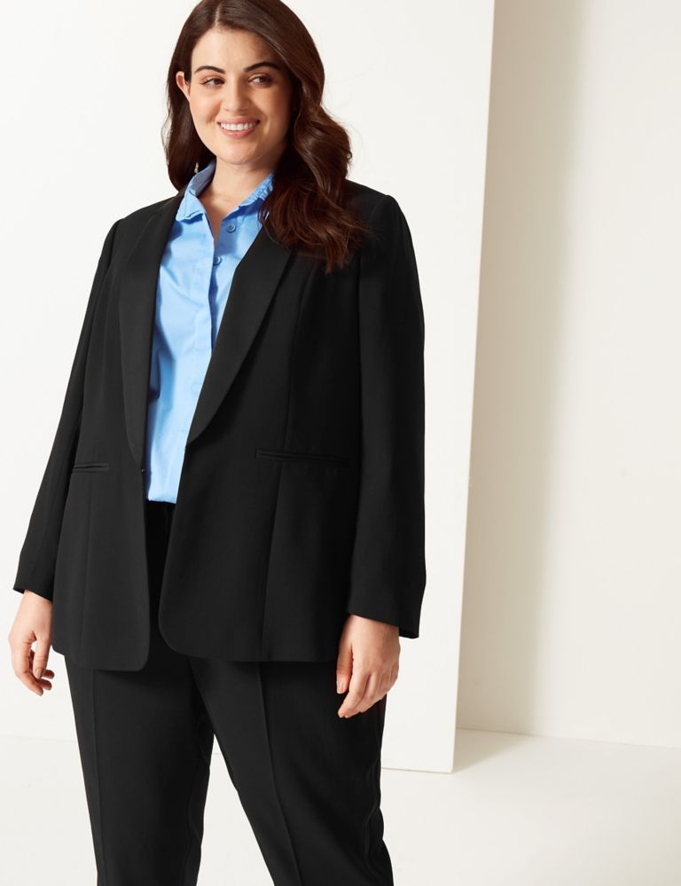 CURVE Open Front Blazer 1 of 5