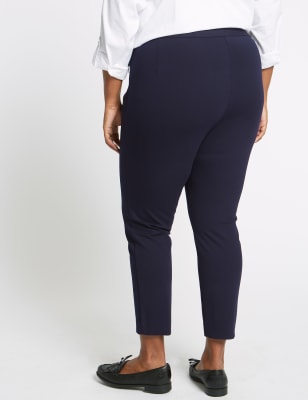 ponte slim leg trousers
