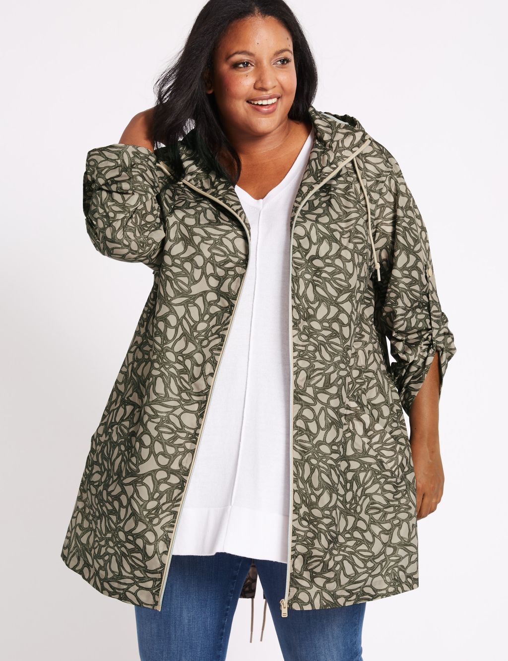 CURVE Printed Anorak Jacket with Stormwear™ 2 of 6