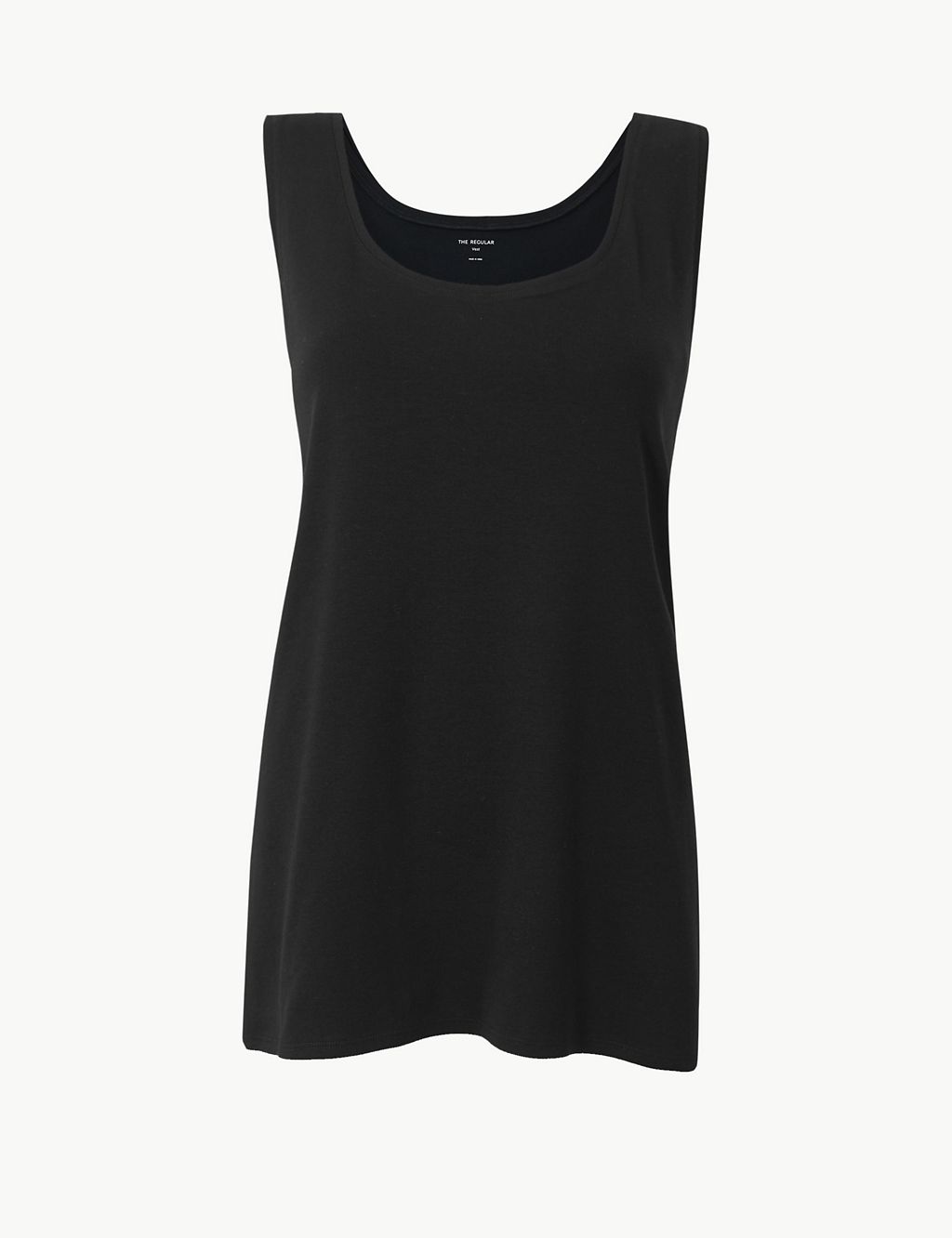 CURVE Pure Cotton Fitted Vest Top 1 of 1