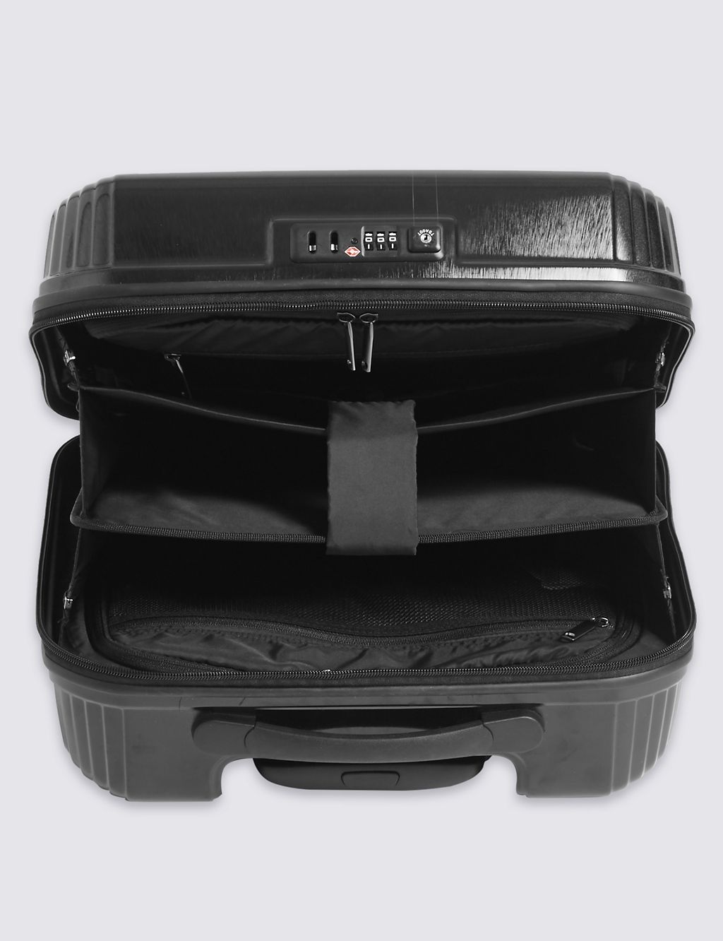 Cabin 2 Wheel Hard Mobile Office Suitcase with Security Zip 3 of 7