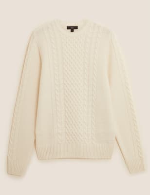 Marks and 2025 spencer cream jumper