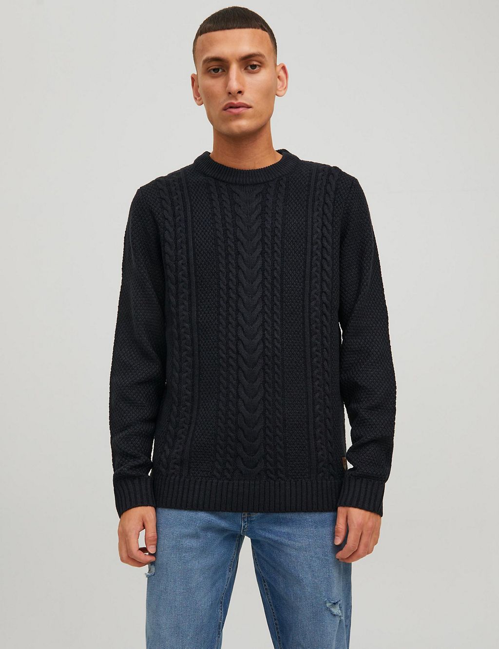 Cable Crew Neck Jumper 3 of 3