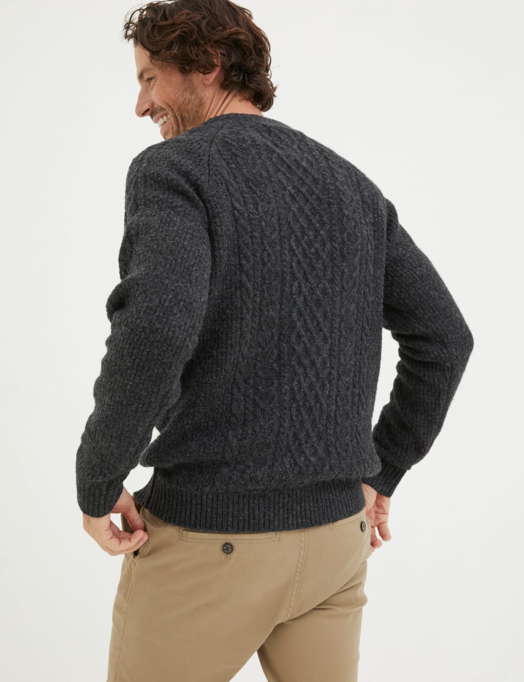 Fat face cable knit jumper online