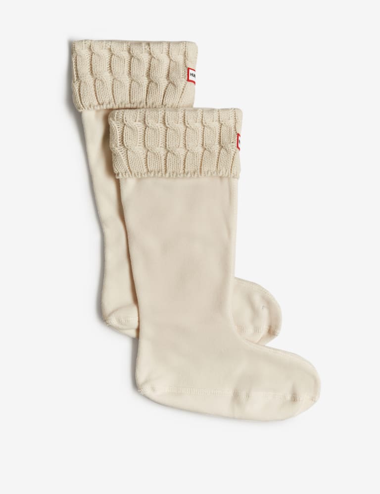 Cable Knit Boot Socks | HUNTER | M&S