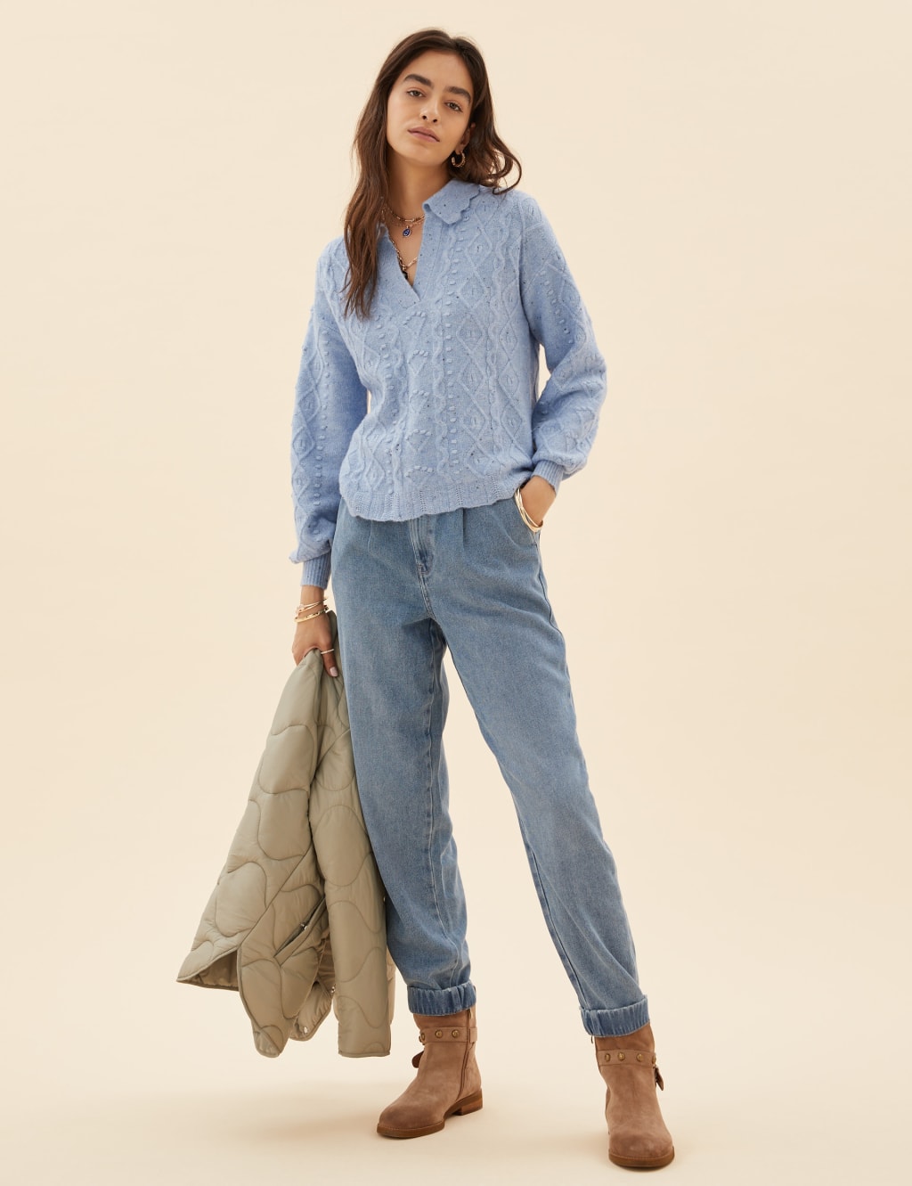Bella bliss new arrivals scalloped jumper