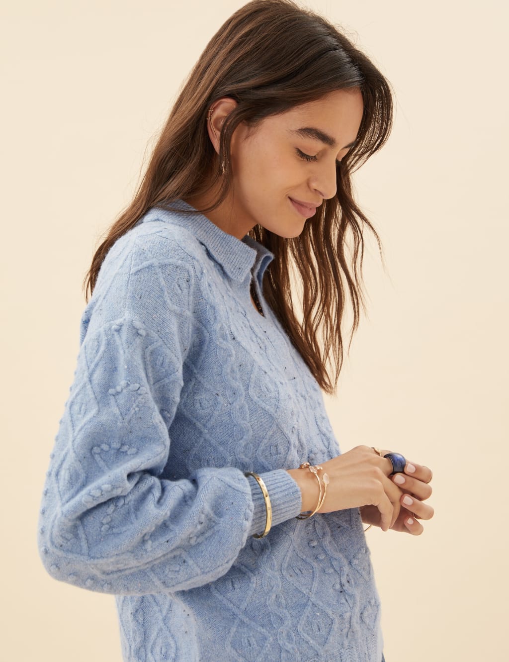 Bella bliss scalloped on sale jumper