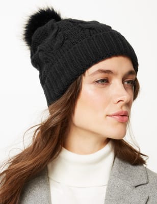 m&s fur hat