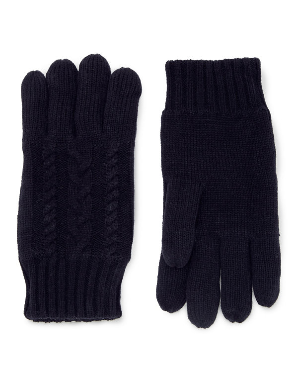 Cable Knit Gloves Image 1 of 1