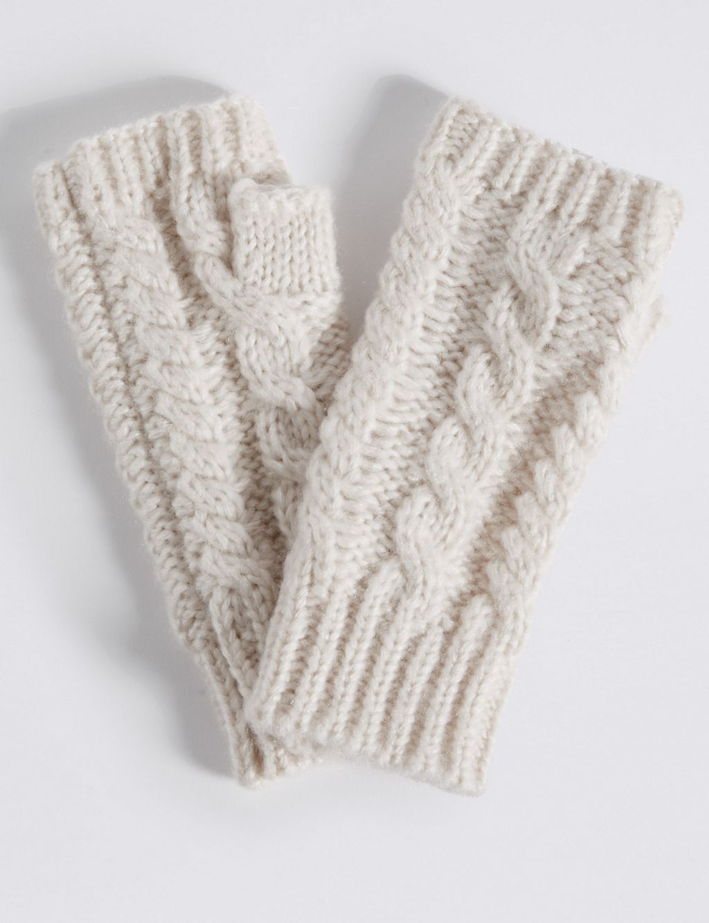 Cable Knit Gloves 1 of 2
