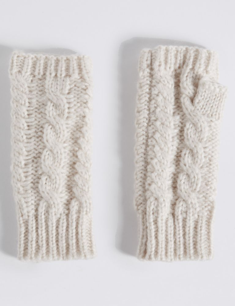 Cable Knit Gloves 2 of 2