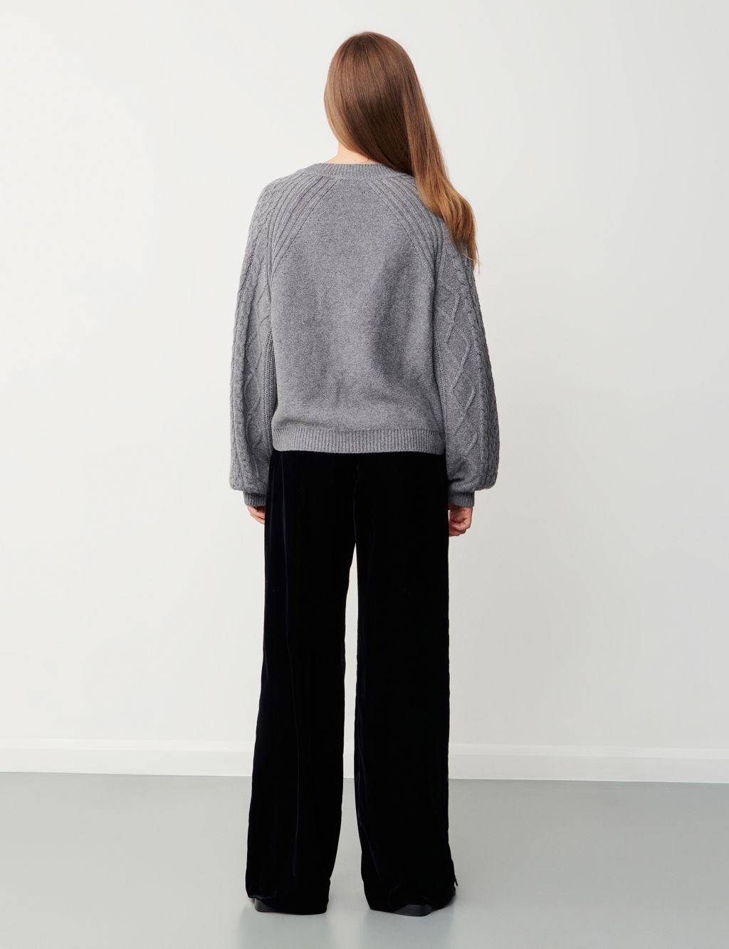 Cable Knit Jumper with Merino Wool | Finery London | M&S