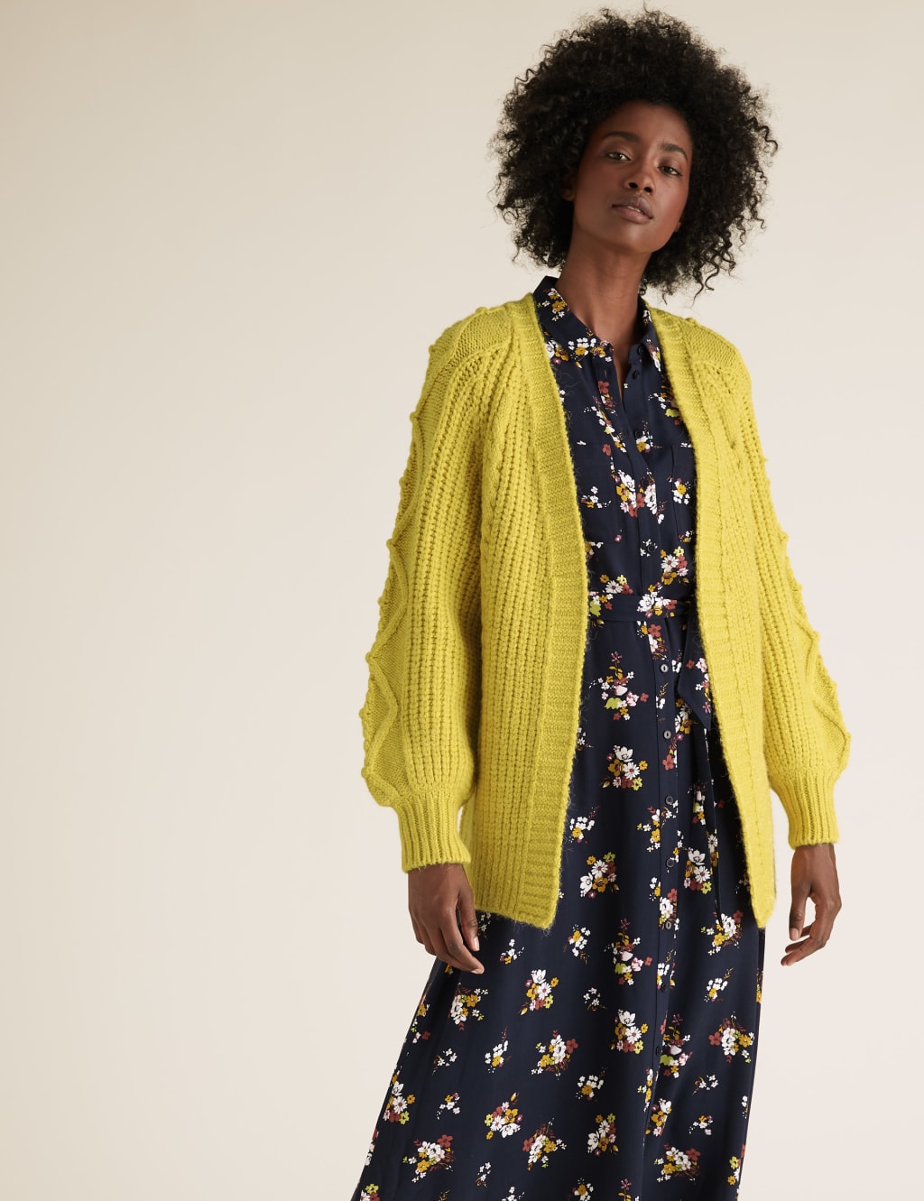 Marks and spencer long cardigan discount