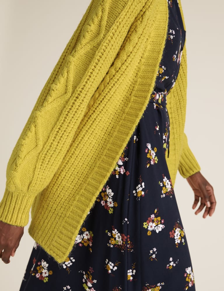 M&s yellow cardigan cheap