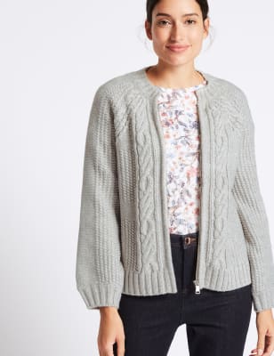 Round on sale neck cardigans