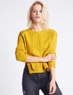 Mustard shop jumper m&s