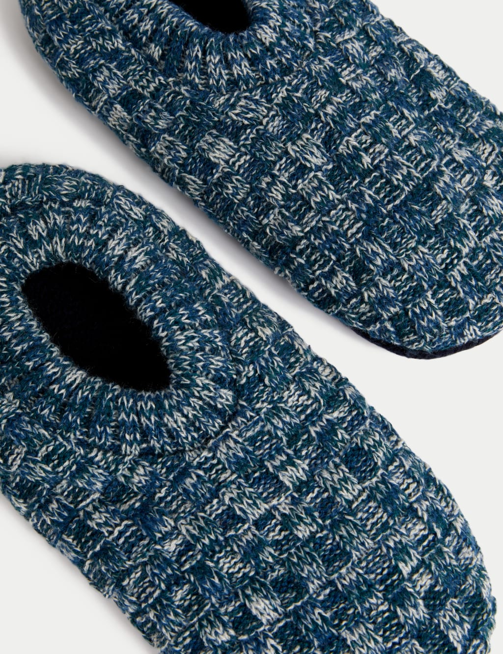 Cable Knit Slipper Socks