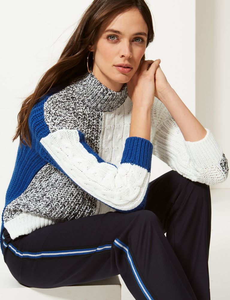 Cable Knit Turtle Neck Jumper 3 of 5