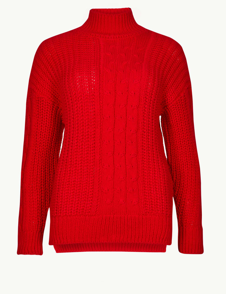 M&s ladies red jumpers sale