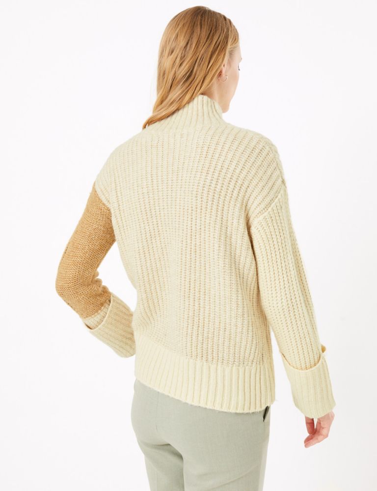 Cable Knit Turtle Neck Jumper 4 of 4