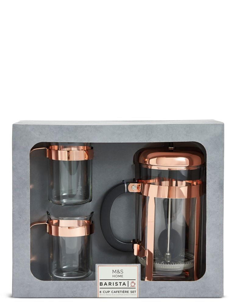 Cafetiere & 2 Glass Gift Set 4 of 4