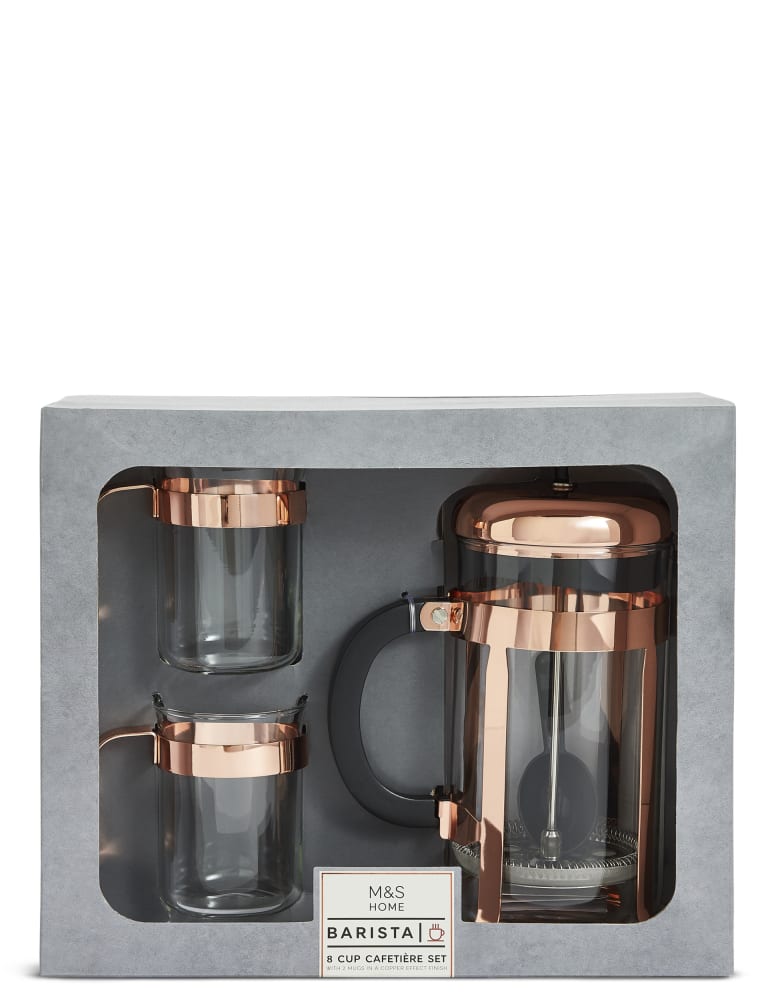 Cafetiere & 2 Glass Gift Set 4 of 4