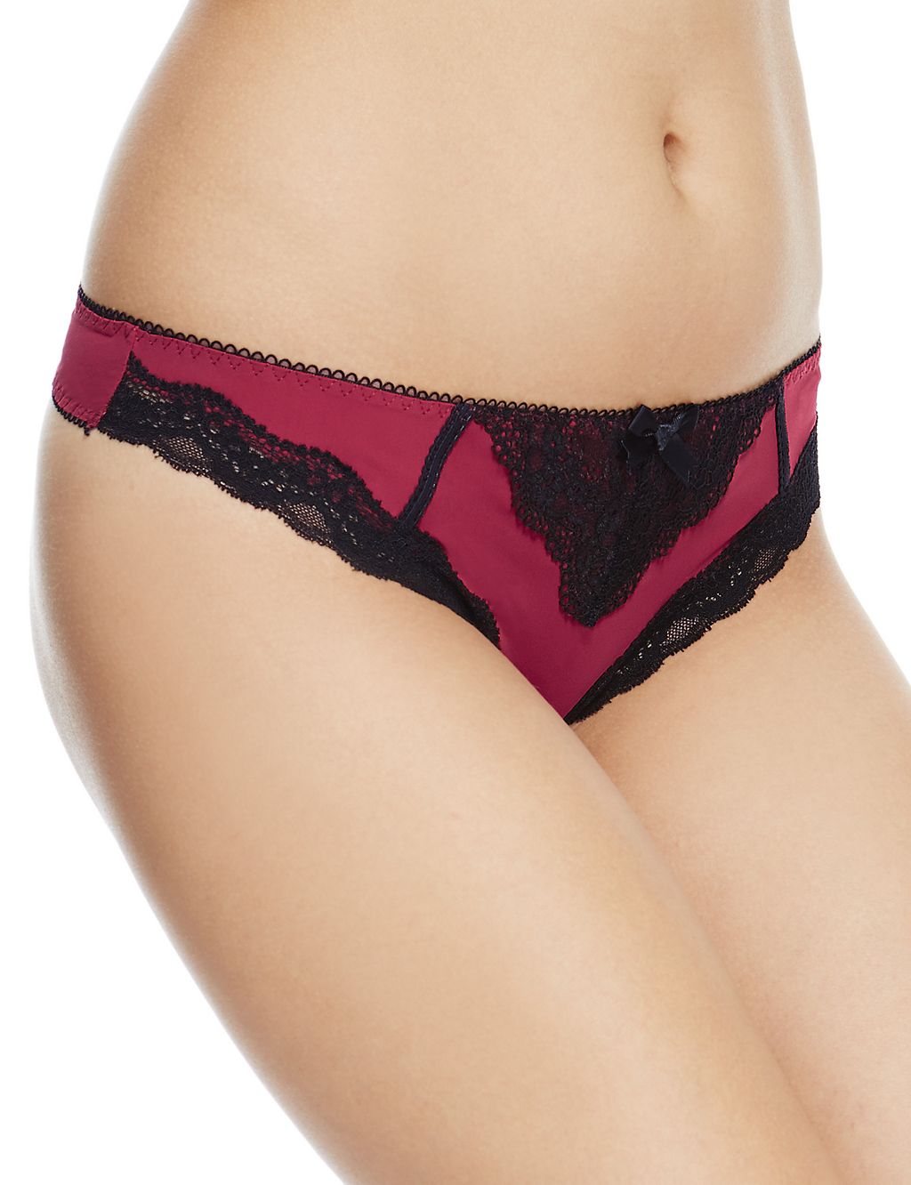 Caged Floral Lace Low Rise Thong 3 of 3
