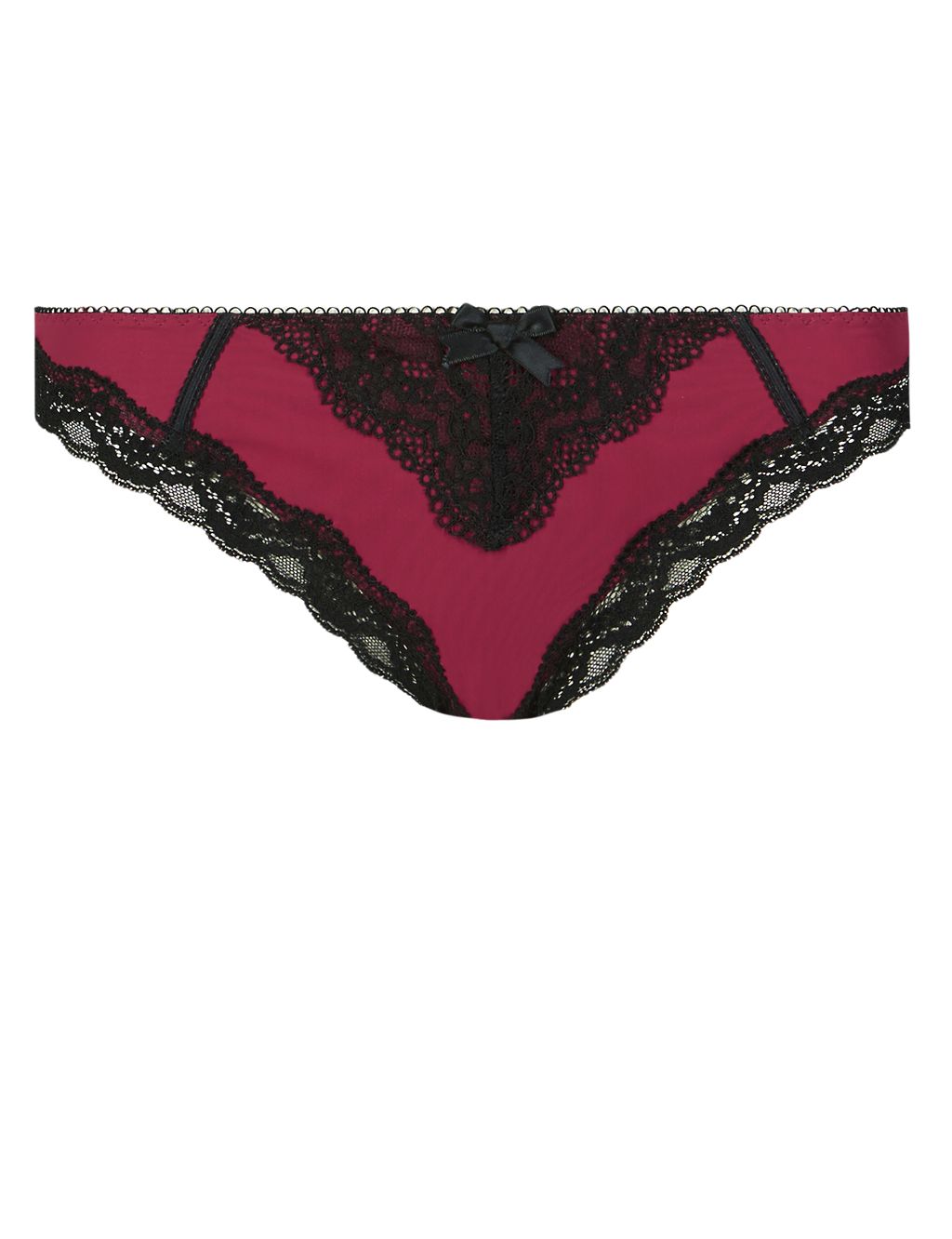 Caged Floral Lace Low Rise Thong 1 of 3